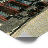 Cadillac Square, Detroit Michigan, 1915 Vintag Poster (Ecke)