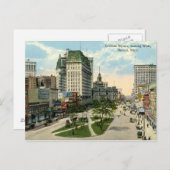Cadillac Square, Detroit Michigan, 1915 Vintag Postkarte (Vorne/Hinten)