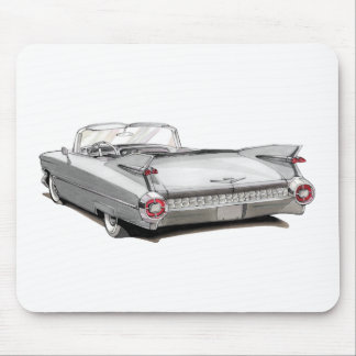 Cadillac-Weiß-Auto 1959 Mousepad