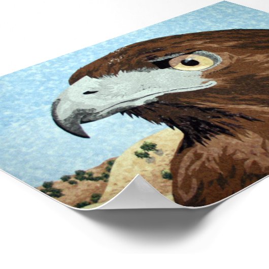 Cadir - Red-Schwanz Hawk Poster (Ecke)