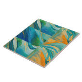 "Cádiz" Ein farbenfroher geteerter Effekt Fliese (Seite)