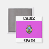 Cadiz Spanien Magnet (Vorderseite/Rückseite)