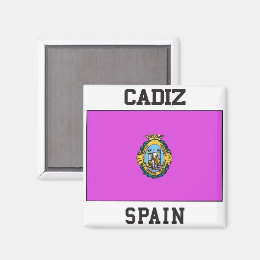 Cadiz Spanien Magnet (Vorderseite/Rückseite)