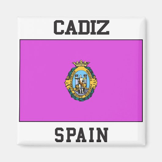 Cadiz Spanien Magnet (Vorne)