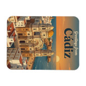 Cádiz Spanien Magnet (Horizontal)