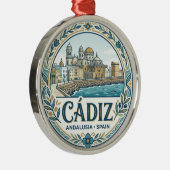 Cádiz Spanien Ornament Aus Metall (Rechts)
