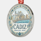 Cádiz Spanien Ornament Aus Metall (Links)