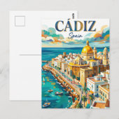 Cádiz Spanien Postkarte (Vorne/Hinten)