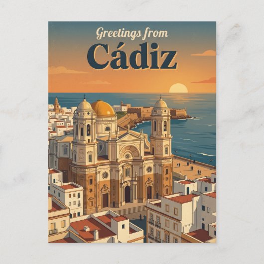 Cádiz Spanien Postkarte (Vorderseite)