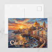 Cádiz Spanien Postkarte (Vorne/Hinten)