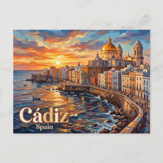 Cádiz Spanien Postkarte (Vorderseite)