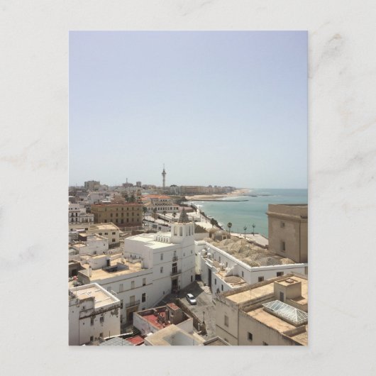 Cadiz, Spanien Postkarte (Vorderseite)