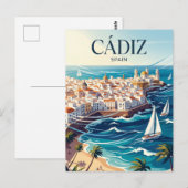 Cádiz Spanien Postkarte (Vorne/Hinten)