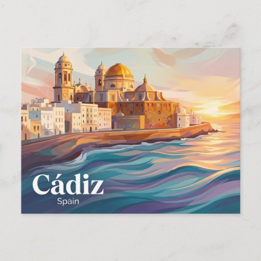 Cádiz Spanien Postkarte (Vorderseite)