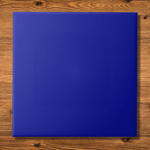Cadmium Blue Solid Color Fliese