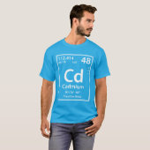 Cadmium-Element (weiß) T-Shirt (Vorne ganz)