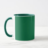 Cadmium green (solid color) tasse (Links)