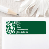 Cadmium Green Tropical Hibiskus; Palm (Insitu)