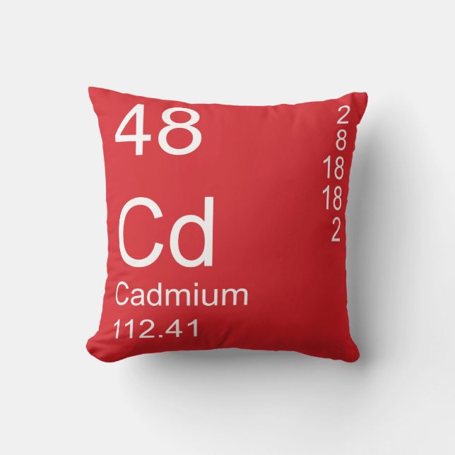 Cadmium Kissen (Vorderseite)