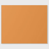 Cadmium Orange Solid Color Geschenkpapier (Flach)