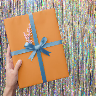 Cadmium Orange Solid Color Geschenkpapier