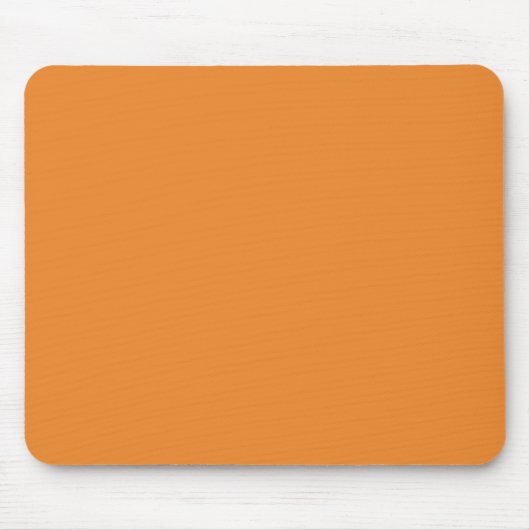 Cadmium orange (solid color)  mousepad (Vorne)