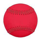 Cadmium Red Solid Color Baseball (Rückseite)