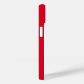 Cadmium Red Solid Color Case-Mate iPhone Hülle (Rückseite / Rechts)