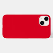Cadmium Red Solid Color Case-Mate iPhone Hülle (Rückseite (Horizontal))