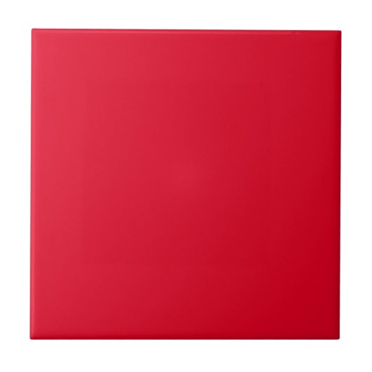 Cadmium Red Solid Color Fliese (Vorderseite)