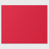 Cadmium Red Solid Color Geschenkpapier (Flach)
