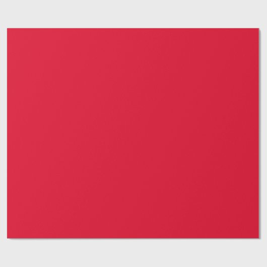 Cadmium Red Solid Color Geschenkpapier (Flach)