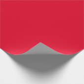 Cadmium Red Solid Color Geschenkpapier (Ecke)