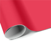 Cadmium Red Solid Color Geschenkpapier (Rolleneckpunkt)