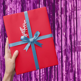 Cadmium Red Solid Color Geschenkpapier
