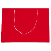 Cadmium Red Solid Color Große Geschenktüte (Vorderseite)