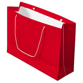 Cadmium Red Solid Color Große Geschenktüte