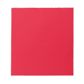 Cadmium Red Solid Color Notizblock (Vorderseite)