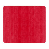 Cadmium Red Solid Color Schneidebrett (Vorderseite)
