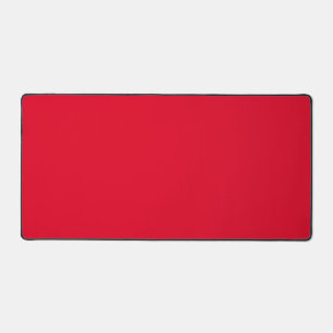 Cadmium Red Solid Color Schreibtischunterlage