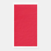 Cadmium Red Solid Color Serviette (Vorderseite)