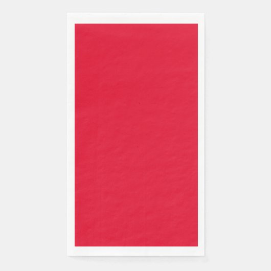 Cadmium Red Solid Color Serviette (Vorderseite)