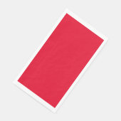Cadmium Red Solid Color Serviette (Ecke)