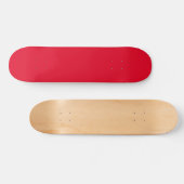 Cadmium Red Solid Color Skateboard (Horizontal)
