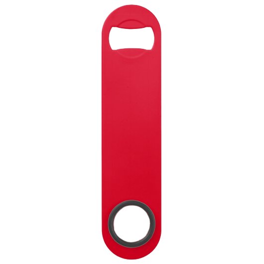 Cadmium Red Solid Color Speed Flaschenöffner (Vorderseite)