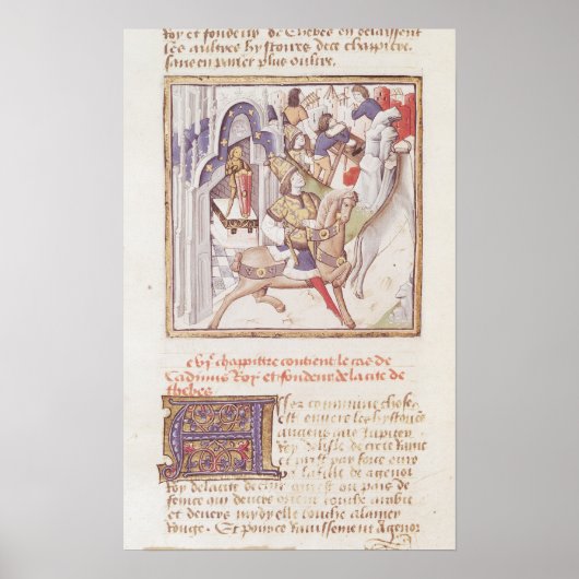 Cadmus, Gründer von Thebes Poster (Vorne)