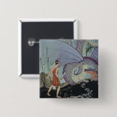 Cadmus und der Drache Button (Vorne & Hinten)
