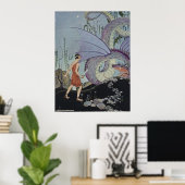 Cadmus und der Drache Poster (Heimbüro)