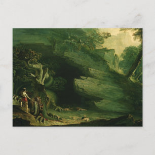 Cadmus und der Drache Postkarte