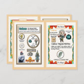 Cadmus Wizard - Cadmium Element Postkarte (Vorne/Hinten)